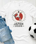 Japan 2026 World Soccer TShirt Futbol Shirt Japanese Flag Tee Gildan Unisex Unisex