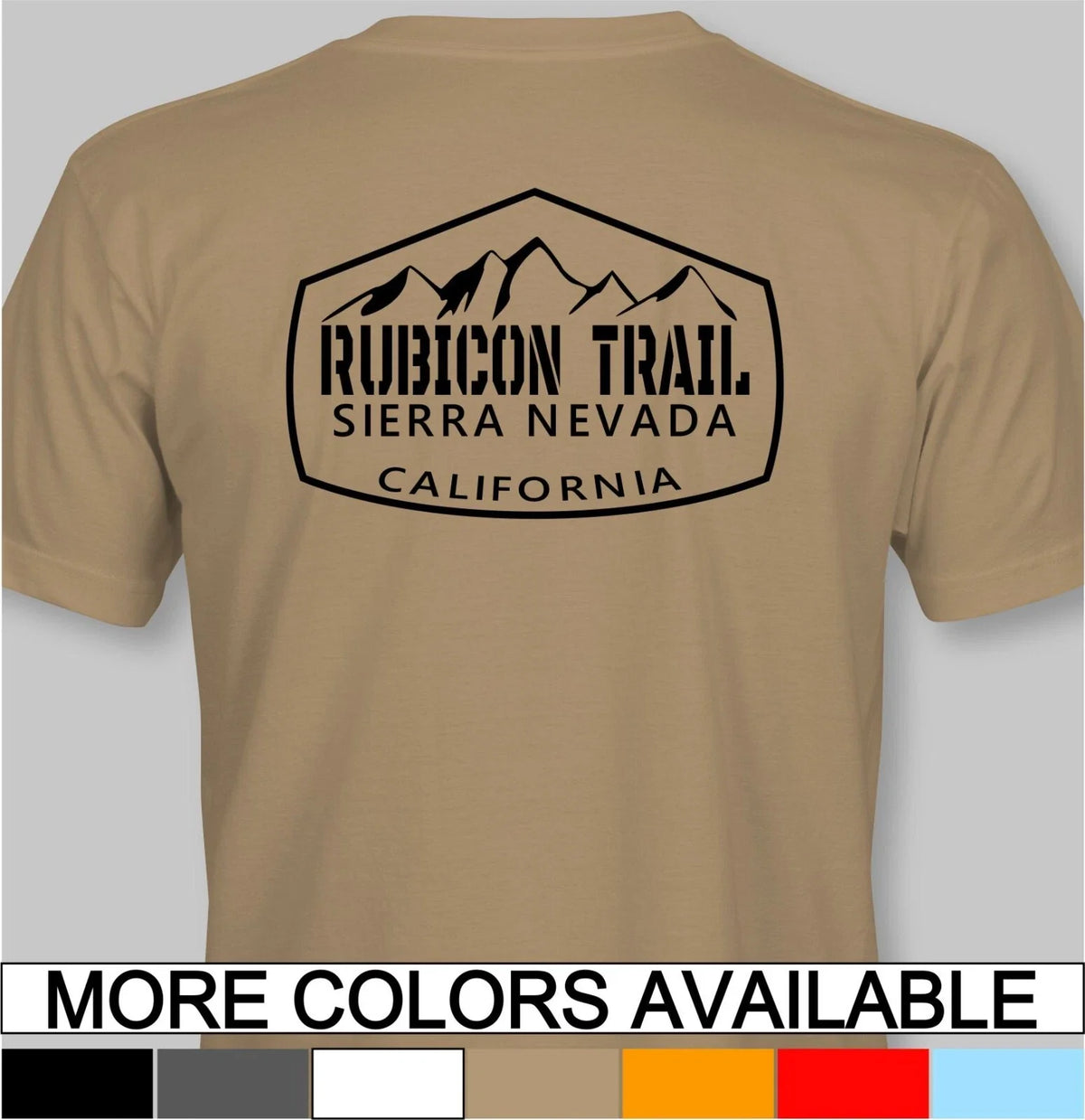 The Rubicon Trail 4x4 4wd off road roading california 4-wheeling Unisex