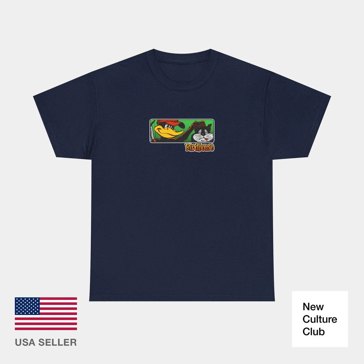 Head Hunter 1997 Green Bucky Lasek Pro Birdhouse Classic Skateboard TShirt Print Unisex