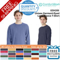 🔥 ComfortWash by Hanes Unisex Garment-Dyed Long Sleeve Up To 3XL GDH200 Unisex