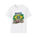 Brazil Flag 2026 World Cup | Brasil Soccer Tee Unisex