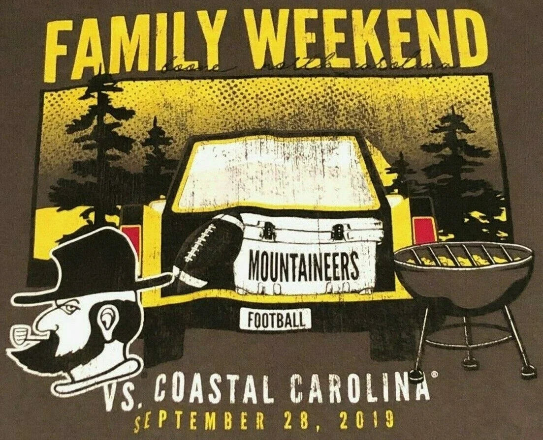 Appalachian State Vs Coastal Carolina Family Day Weekend 2019 Gameday Medium Unisex