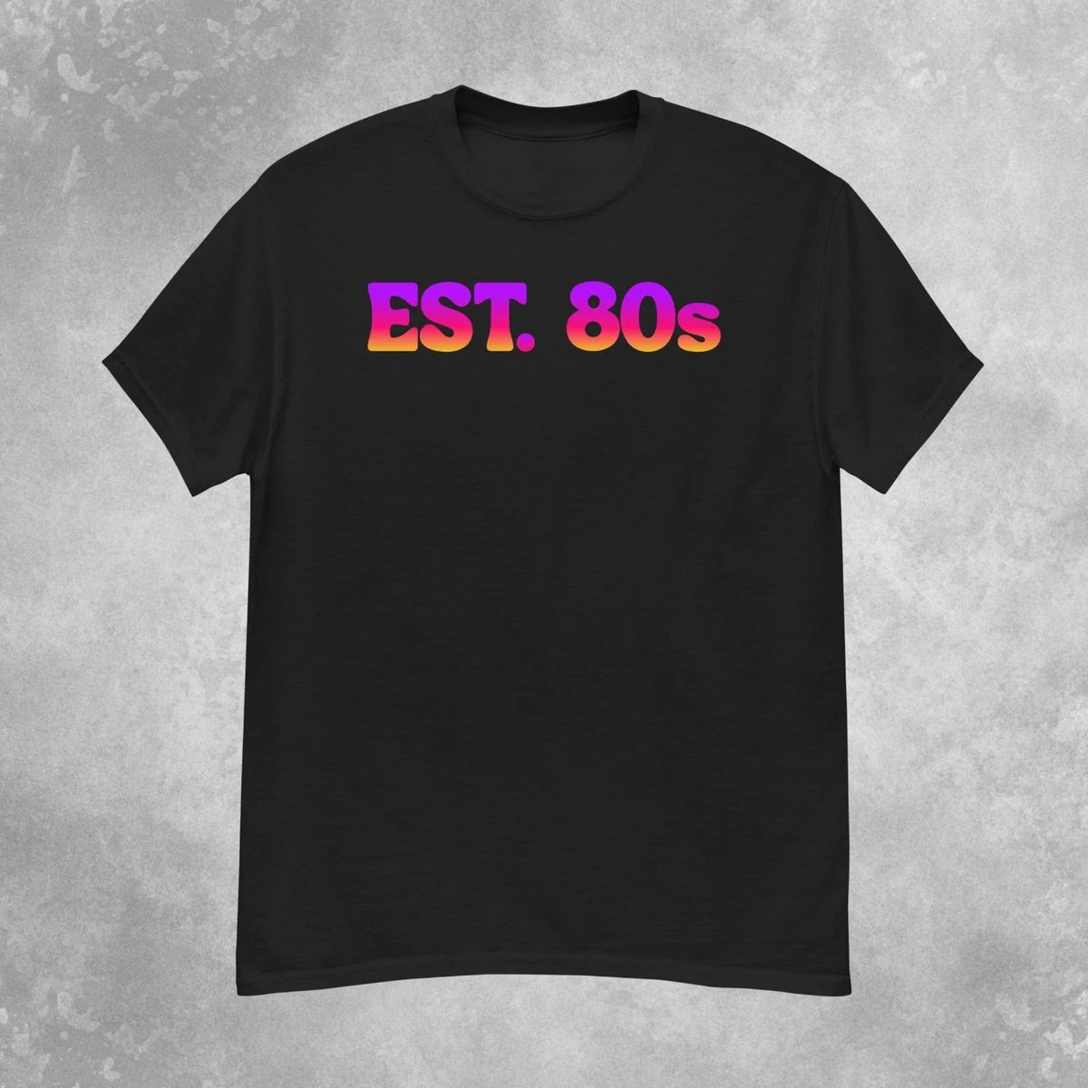 Colorful EST. 80s Mens S-2XL Unisex