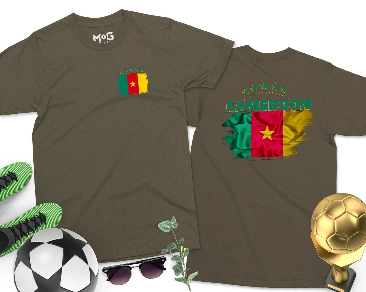CAMEROON Football Flag 2026 World Team Cup Match Day World Football Gift Unisex
