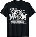 Senior Mom Class of 2027 Senior Mama 2027 Graduation Leopard T-Shirt
