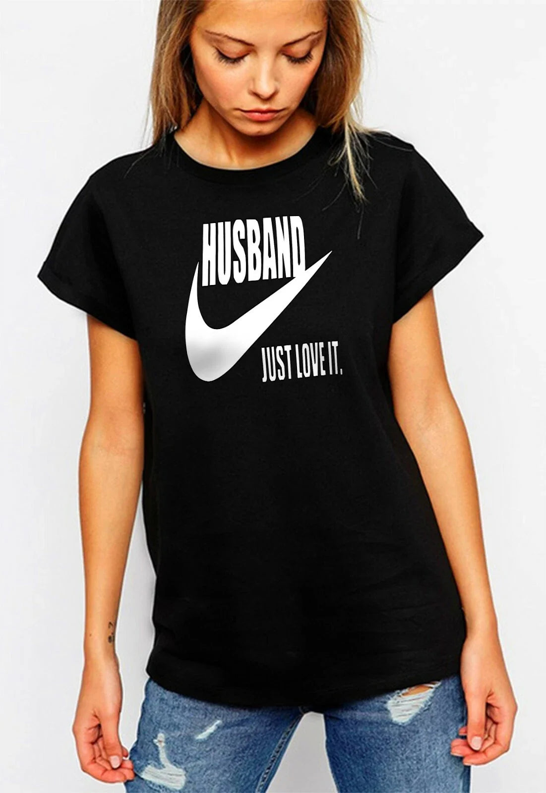 Husband just love it, loving it funny graphic t shirt Unisex