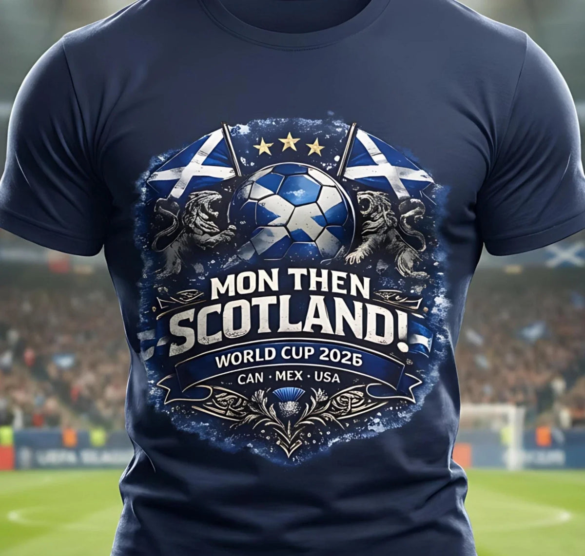 Mon Then Scotland 2026 World Cup Soccer Shirt Scottish Football Fan Tee Gift Unisex