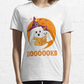 Booooks Halloween Tee Boo Read Books outfit T-Shirt T-shirts