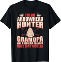 Arrowhead Hunting Funny Arrowhead Hunter Grandpa T-Shirt