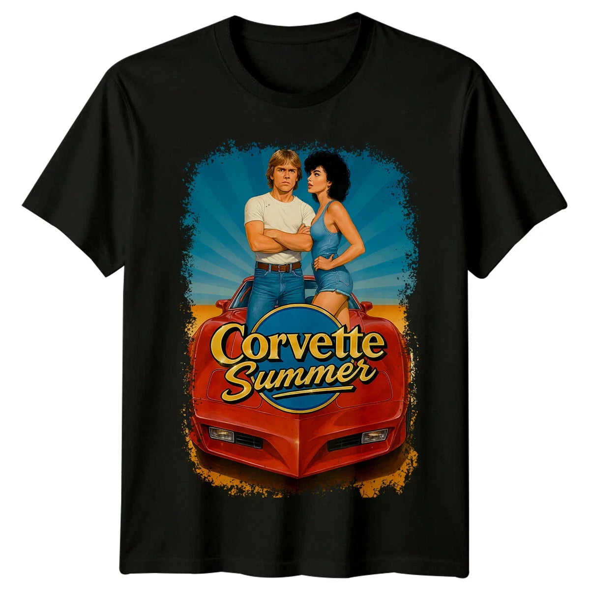 Corvette Summer (1978) Movie Poster Inspired Retro 80s Tee Unisex