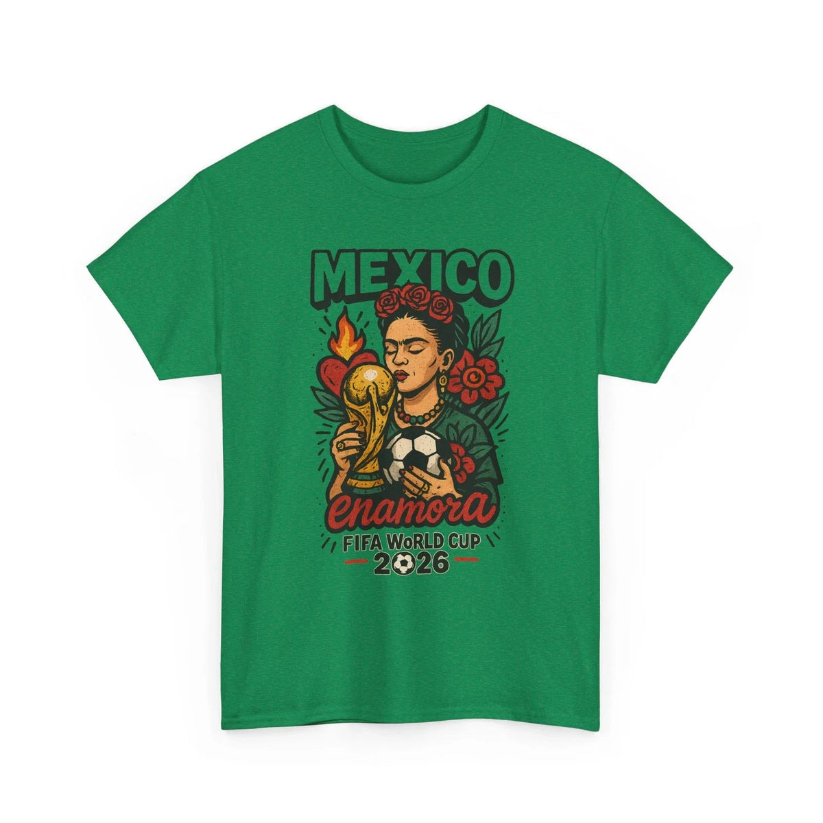 Mexico Frida Kahlo World Cup 2026 | Unique Soccer Fan Gift Tee Unisex