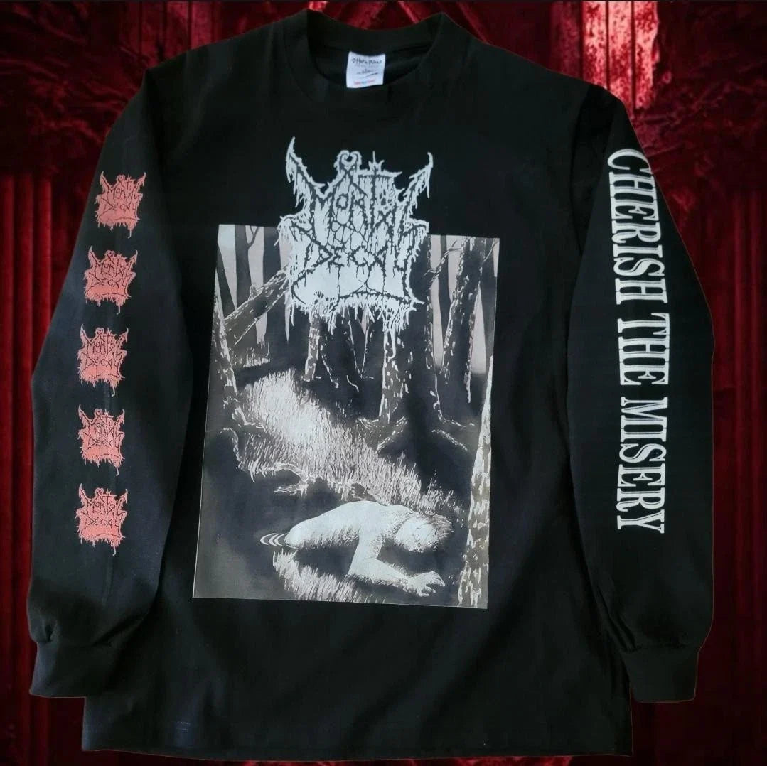 Mortal Decay Grisly Aftermath Long Sleeve Tee REPRINT Small to 5xl Unisex
