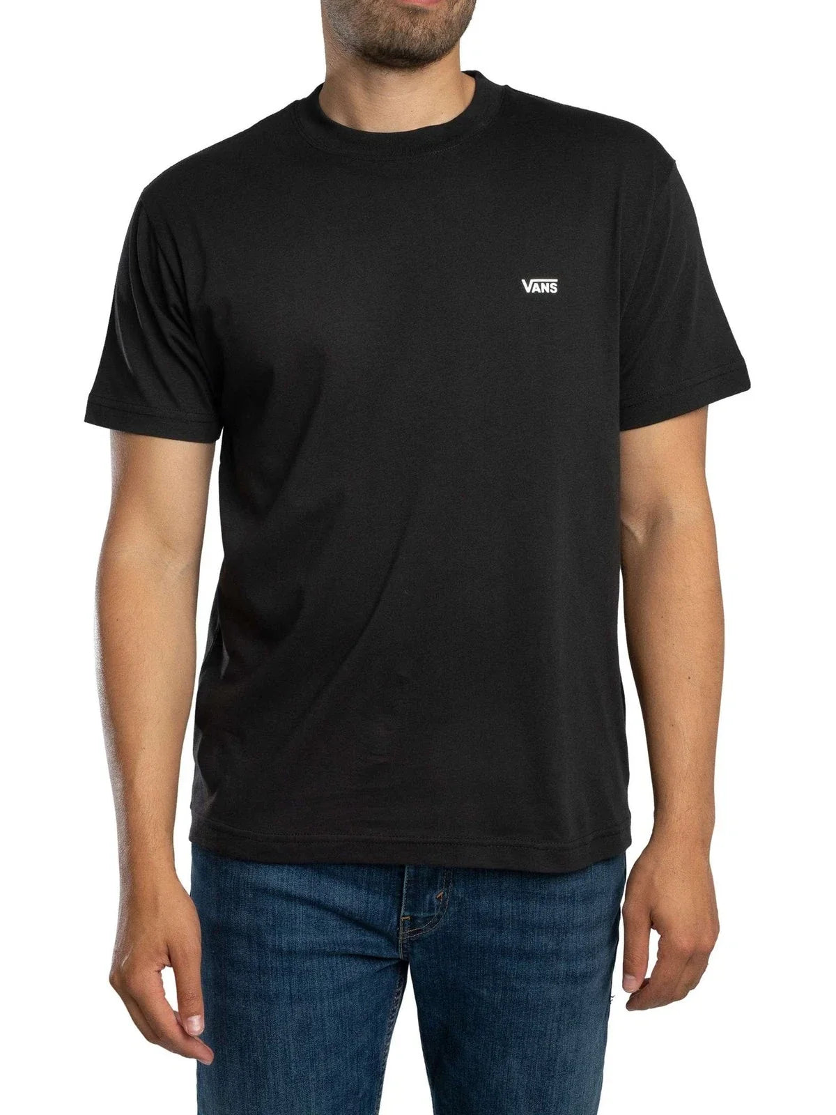 Vans Men's Left Chest Logo , Black Unisex