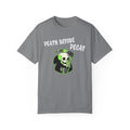 Skeleton Death Before Decaf Unisex Tee, Skull Coffee Lover Shirt, Grunge Graphic