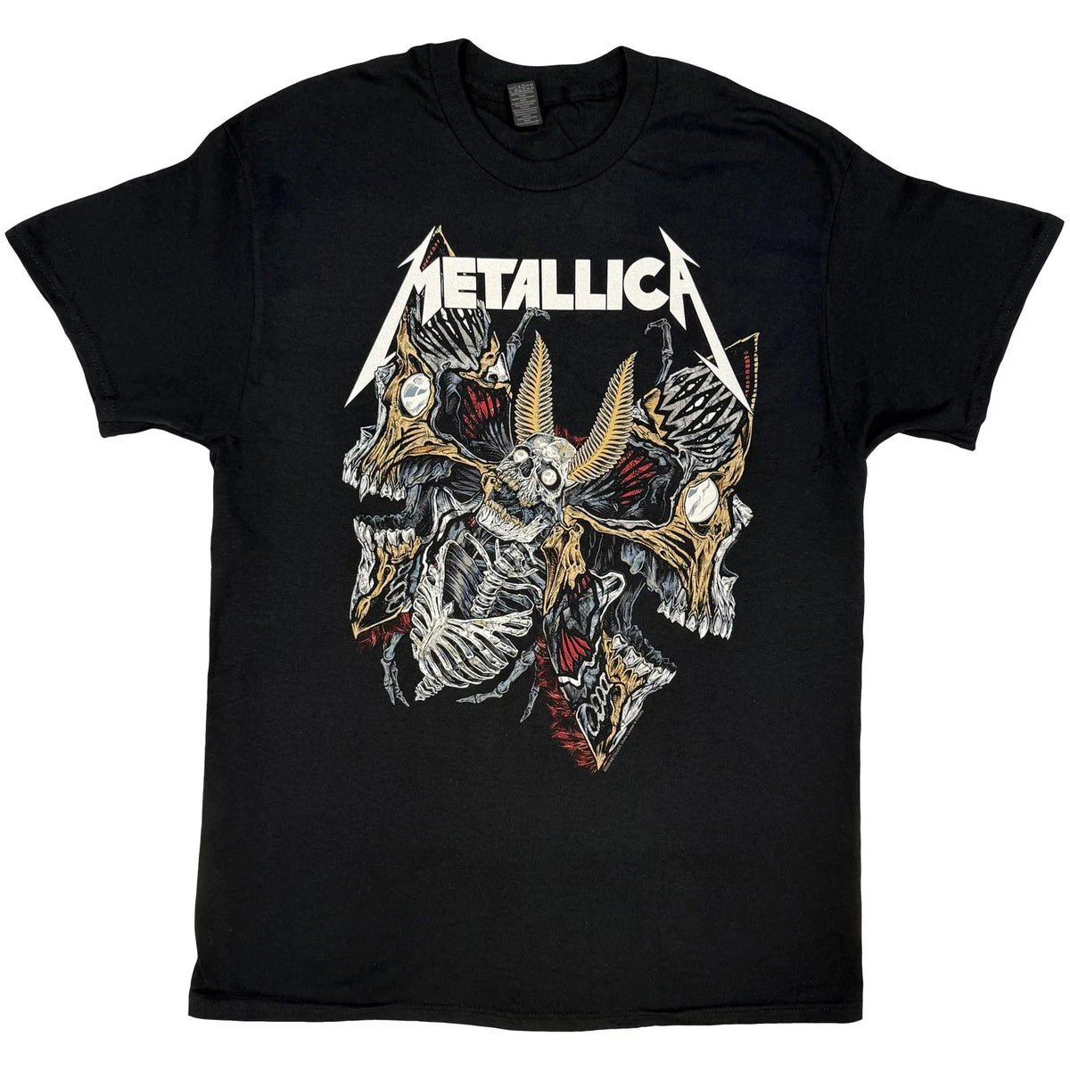 Metallica T-Shirt: Skull Moth OFFICIAL NEW