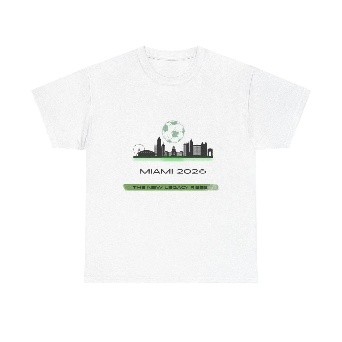 Miami 2026 Soccer Skyline Graphic City Pride Fan Unisex Tee Unisex