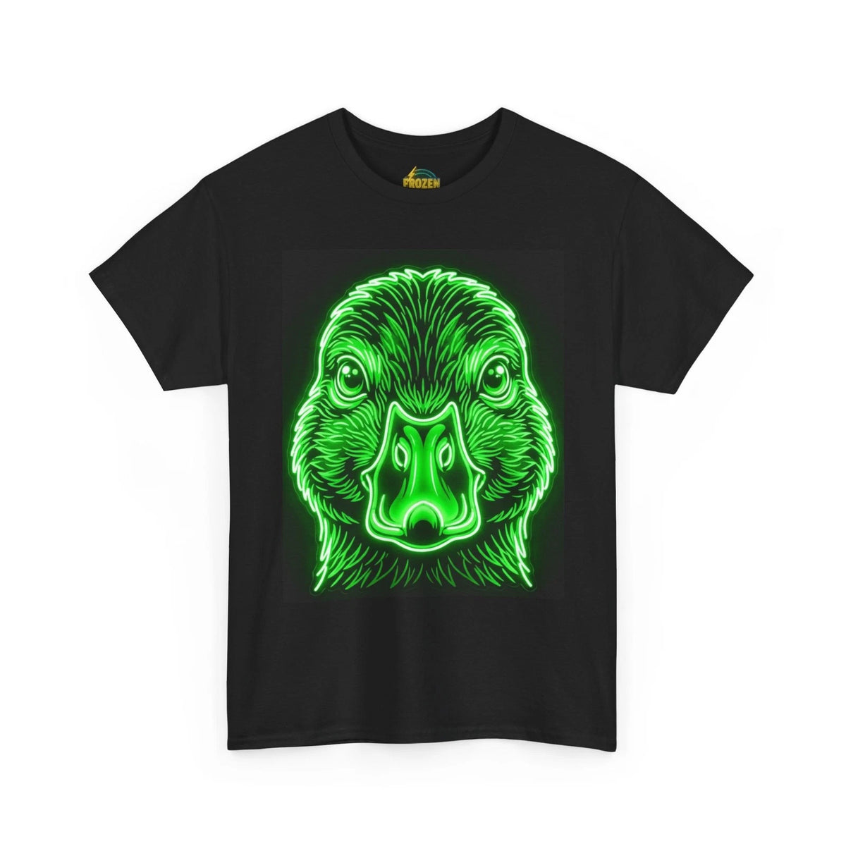 Unisex Heavy Cotton Tee duck face neon green
