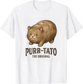 Purr Tato Hilarious Chonky Cat Meme Chubby Kitten T-Shirt