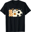 Boo Ghost Playing Soccer Halloween Players Trick or Treat Unisex