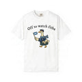 Off To Watch Fitba Unisex T Shirt Funny Goose Scotland Soccer Game Day Fans Tee Unisex