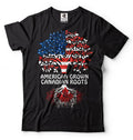 American Canadian American Grown Canadian Roots Tee Heritage nationality Unisex