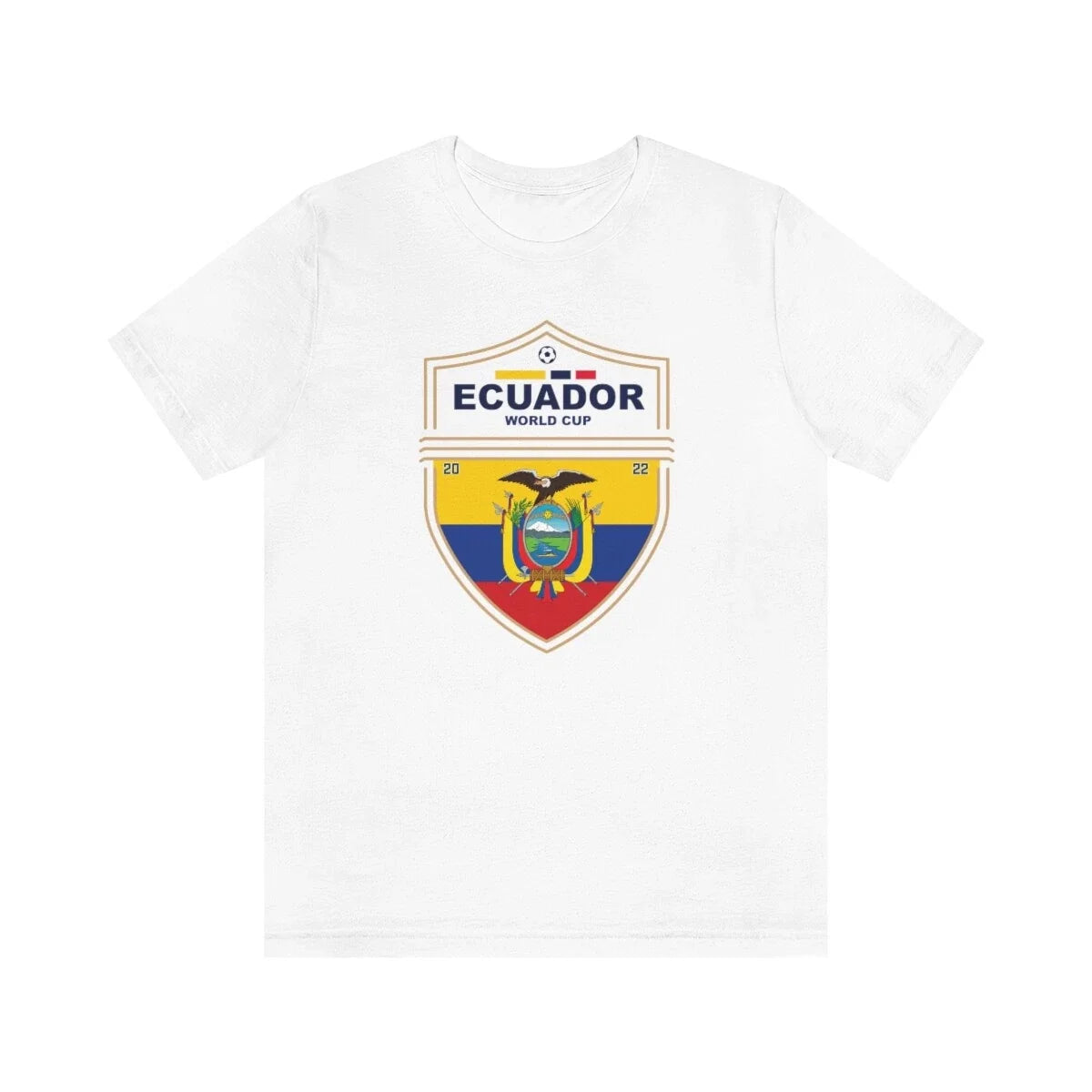 Ecuador World Cup 2022 Shirt, Ecuador Soccer Jersey Shirt Unisex