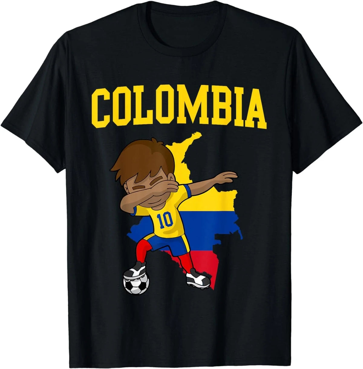 Football Soccer Lover Dabbing Colombia Design Unisex