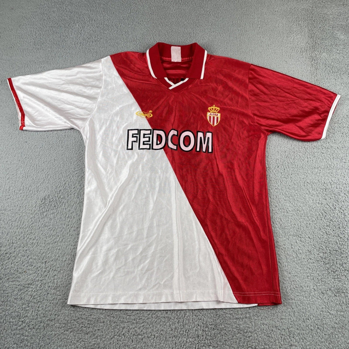 Vintage F.C. Estanzuelas Futbol Club El Salvador Jersey #11 2XL ASM Fedcom Red Unisex