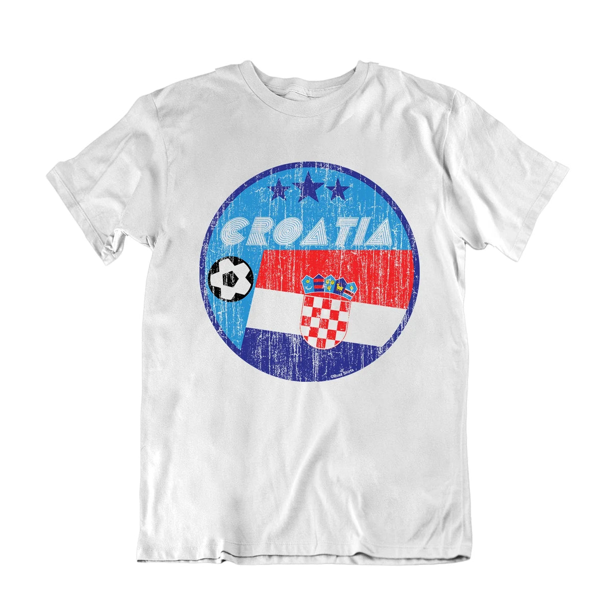 CROATIA Football 2026 Retro Circle, Adults Kids Or Baby, World Cup Kit Unisex