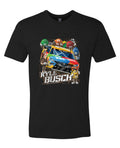 Kyle Busch Nascar Vintage Premium Black S-4X Unisex
