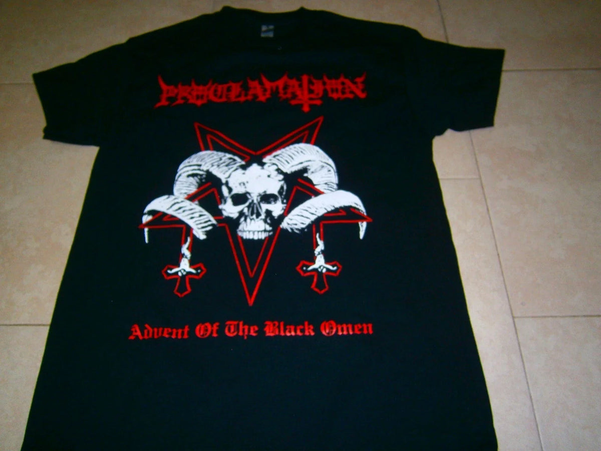 PROCLAMATION - Advent of the Black Omen. Medium Unisex