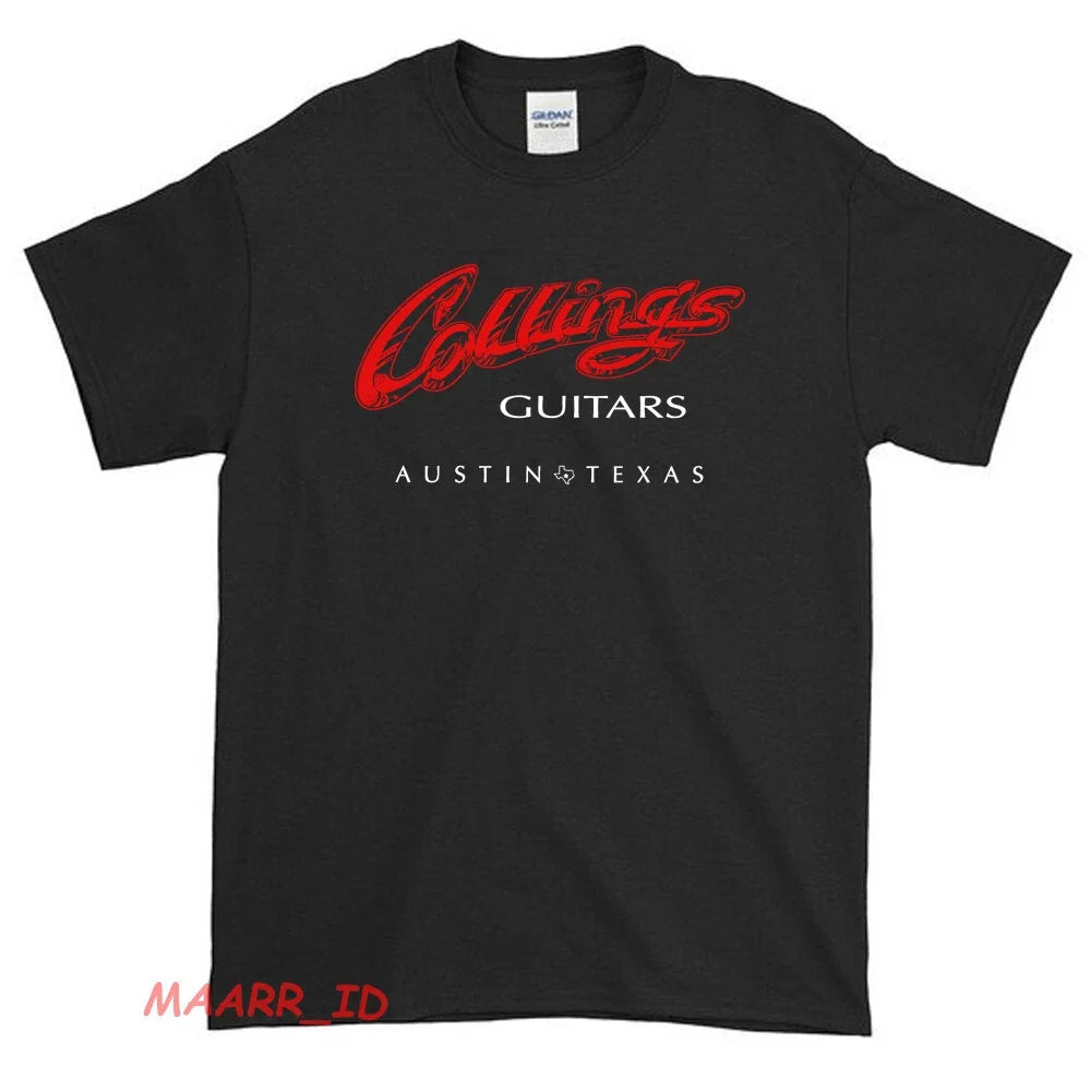 Collings guitar Originally created Logo American Funny T Shirt USA size S-XXL Unisex