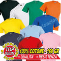T SHIRT S SHORT SLEEVES OUTLET STOCK DEAL 100% COTTON 160GR Unisex