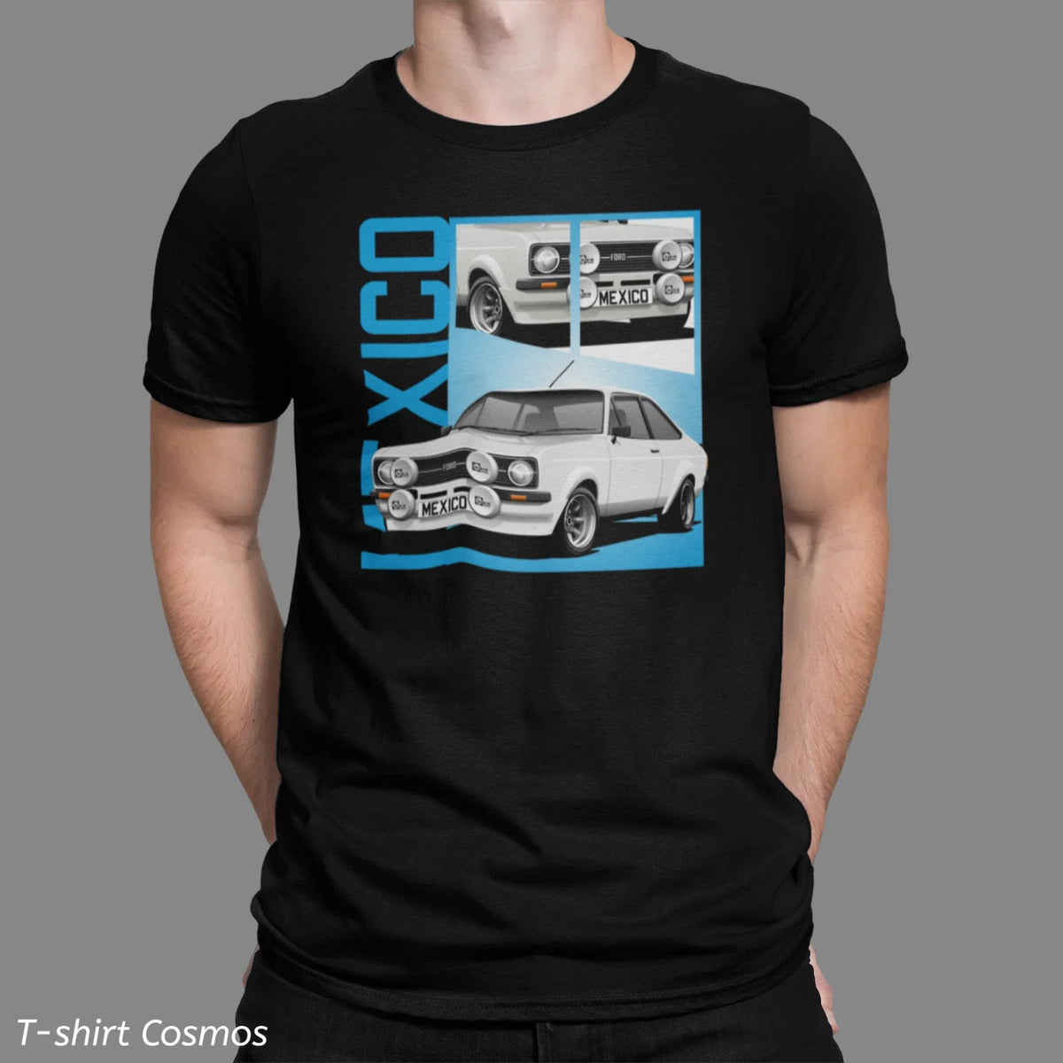 Retro MK2 Escort Mexico Ford Car , classic car, Dads gift, old school Unisex