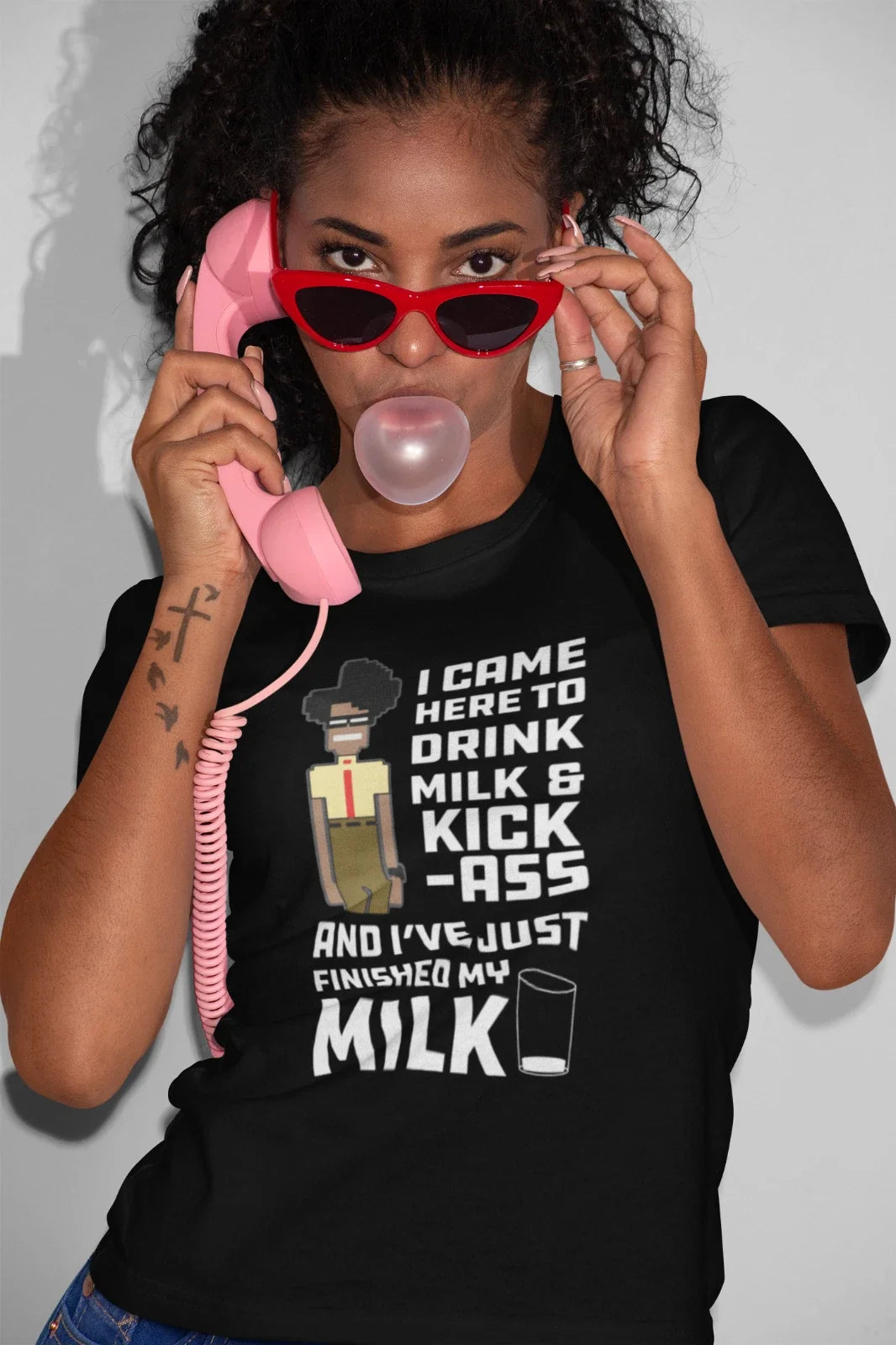The IT Crowd - I came here to drink Milk and Kick Ass shirt Unisex