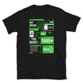 My Brain Has Too May Tabs Open Overthinking Short-Sleeve Unisex T-Shirt