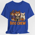 Boo Crew T-Shirt Cute Pomsky Beagle and Frenchie in Costumes Halloween Dog Lover