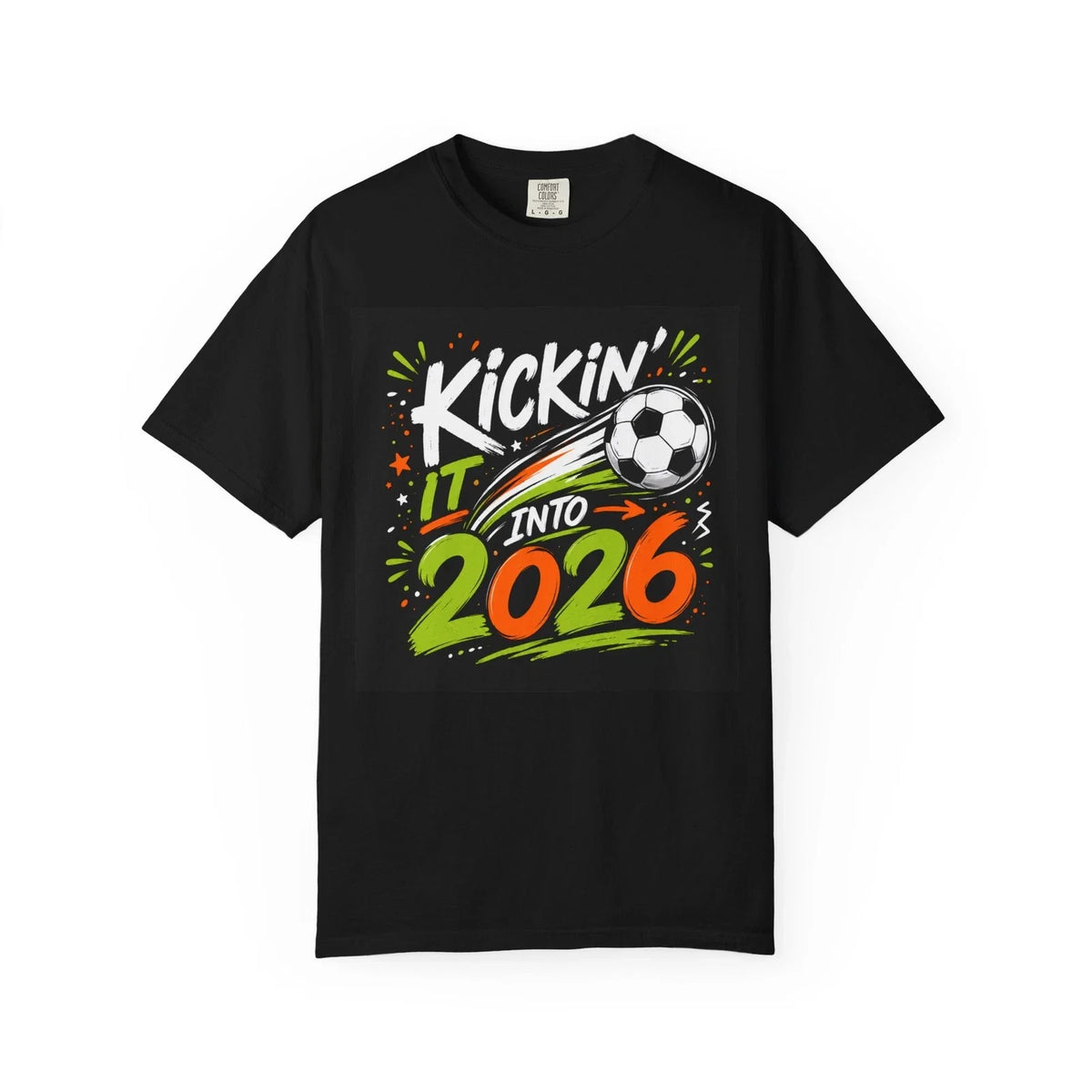 Kickin' It Into 2026 Soccer | Soccer Ball New Year Design Unisex