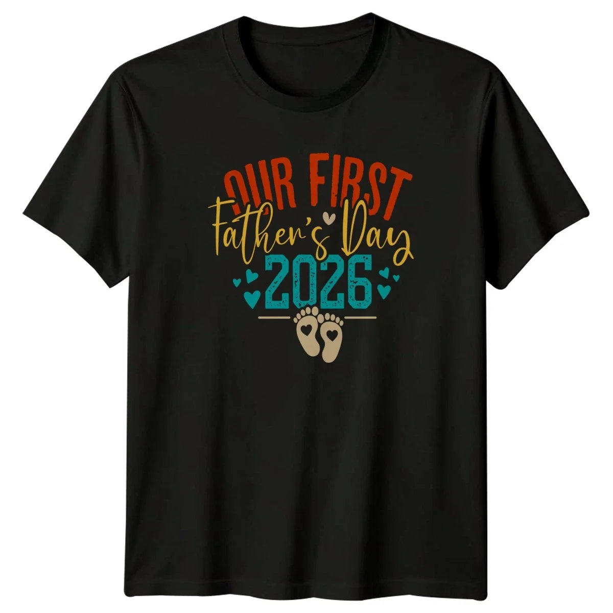Our First Fathers Day 2026 Mens New Dad Fathers Day Gift For Him Unisex