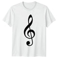 Treble Clef Music Note Mens Ladies Tee Graphic Unisex Unisex