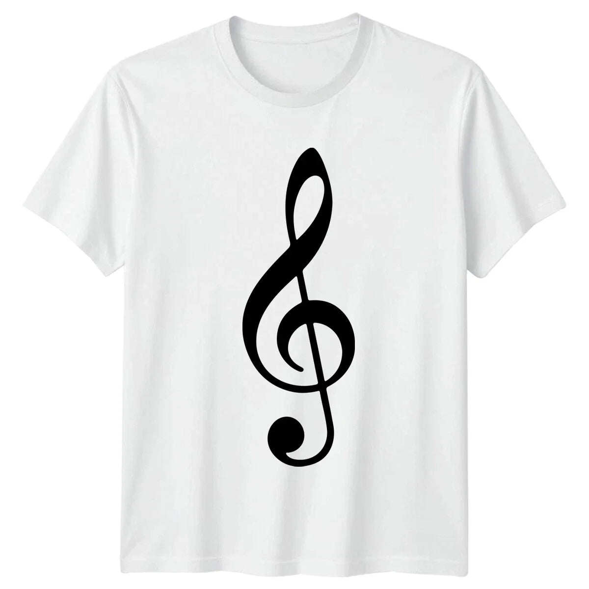 Treble Clef Music Note Mens Ladies Tee Graphic Unisex Unisex