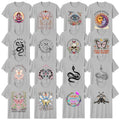 Boho Celestial Butterfly And Bee Fantasy T-Shirt Spiritual Birthday Gift