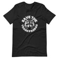 FUNNY "SAVE THE TRASH PANDAS" RACCOON UNISEX T-SHIRT NATURE OUTDOORS HIKING NEW