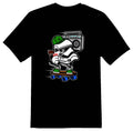 Street trooper boombox skater skateboard Tee shirt black or white Unisex