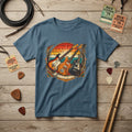 Vintage Electric Guitars Tee | Retro Sunset Music Graphic