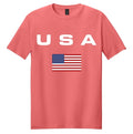 American USA Flag Men's Gym Patriotic Training Bodybuilding Fitness Tee Unisex