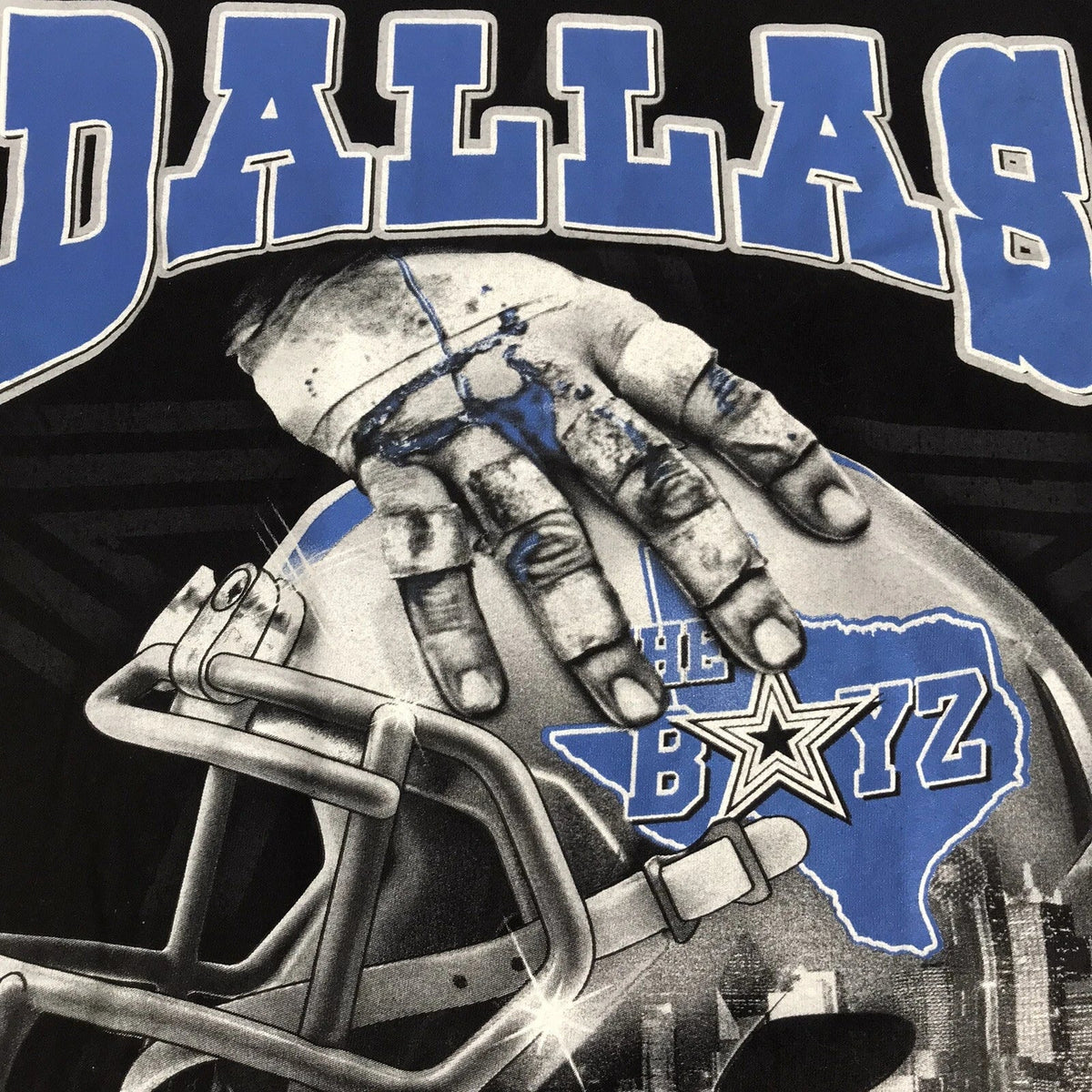Dallas Football Stay Loyal The Boyz Thick T Shirt Men’s M / Small Black Shaka Unisex