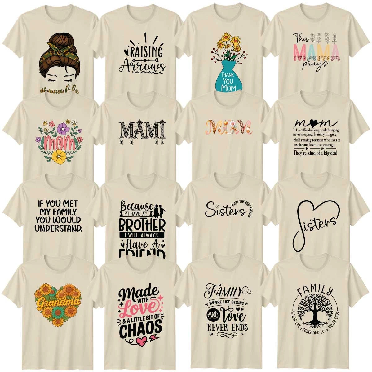 Funny Motherhood Adult T-Shirt Fatherhood Relationships Family Gift