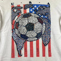 Vintage World Cup Mens Shirt XL 90s USA Soccer White Distressed Thin Thrashed Unisex