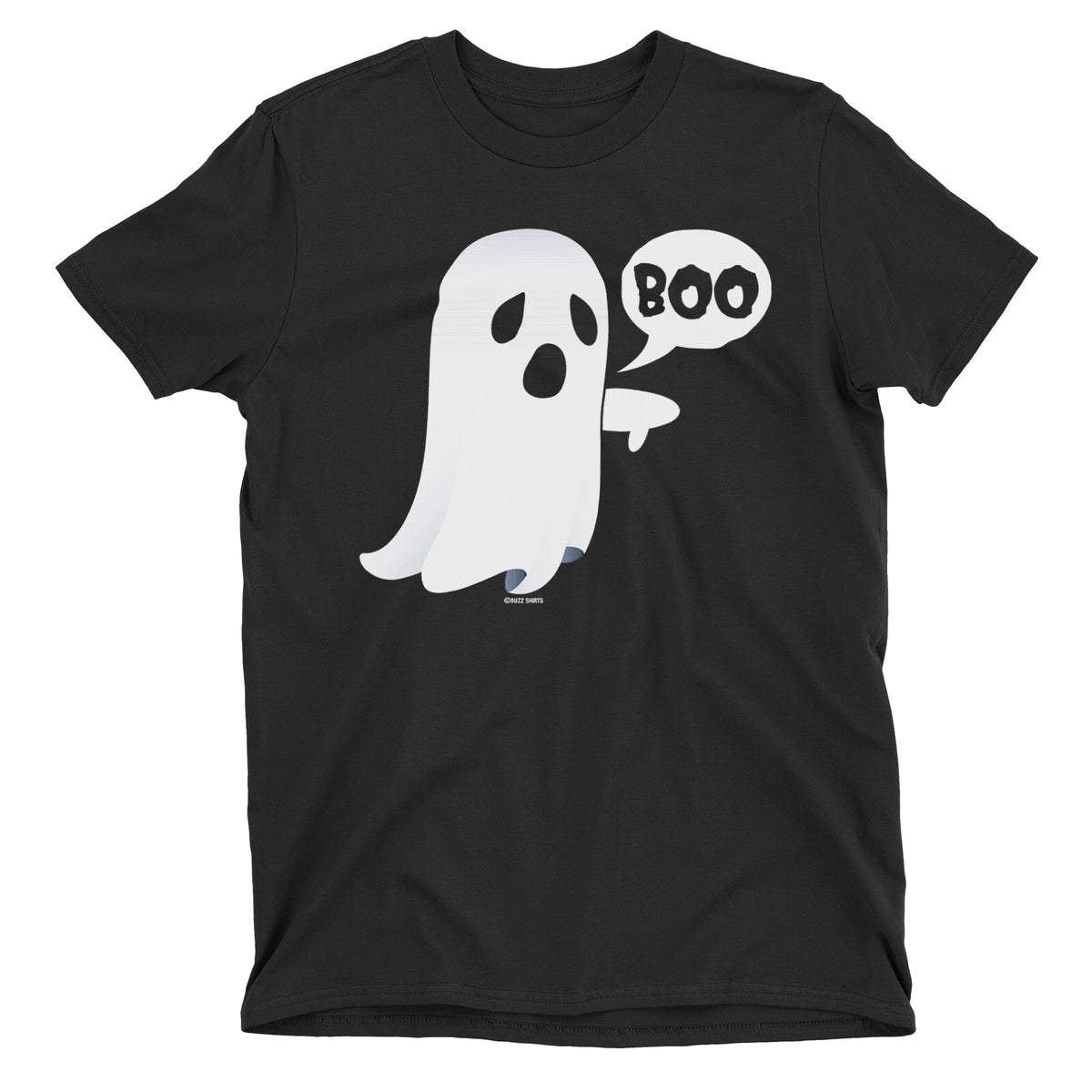 Boo Ghost T-Shirt HALLOWEEN Costume Party Womens Mens  Scary Spooky Blood